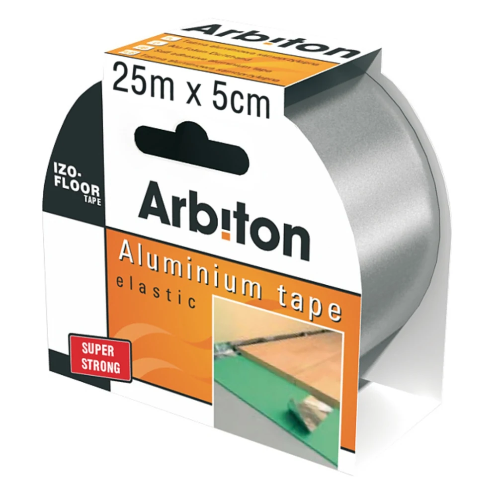 Banda adeziva din aluminiu, Arbiton Alu Tape, 25 m x 50 mm