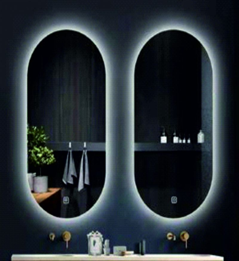Oglinda LED Vilian, 90x55cm